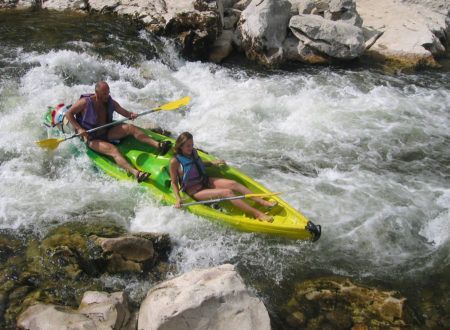 Canoeing on the Ardèche