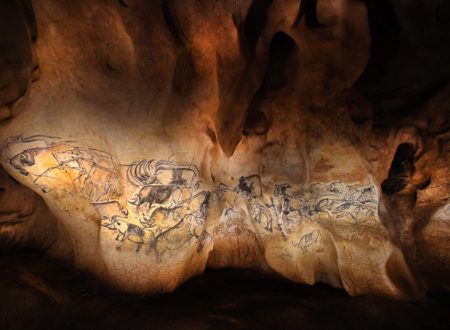 Grotte Chauvet 2 - Panneau des lions © Patrick Aventurier