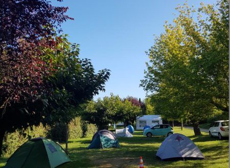 Les emplacements du camping